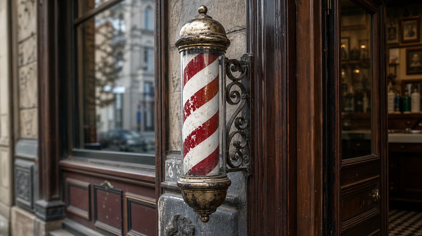 Klasszikus barber pole – a borbélymesterség története